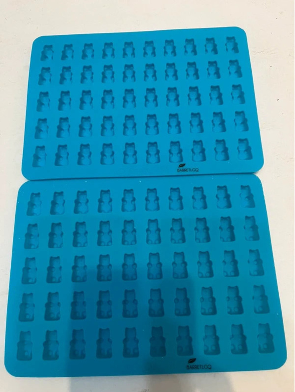 2 gummy bear silicone molds
